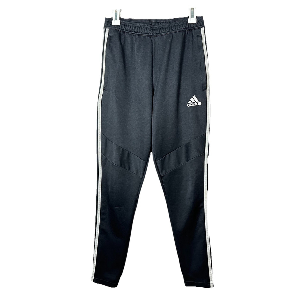 Adidas Climacool Gorpcore Stripe Logo Track Pants Zip Ankle Pockets Black Size M